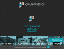 Tablet Screenshot of ovlahtinen.fi